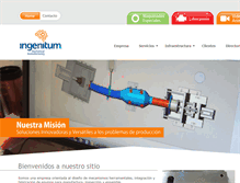 Tablet Screenshot of ingenitum.com